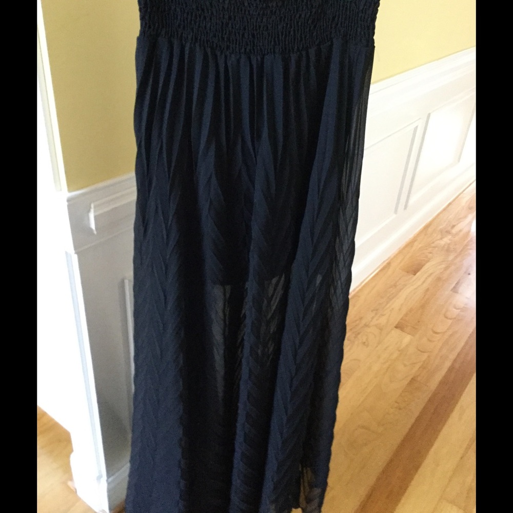 Sheer maxi skirt