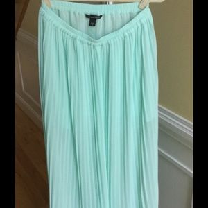 Sheer maxi skirt