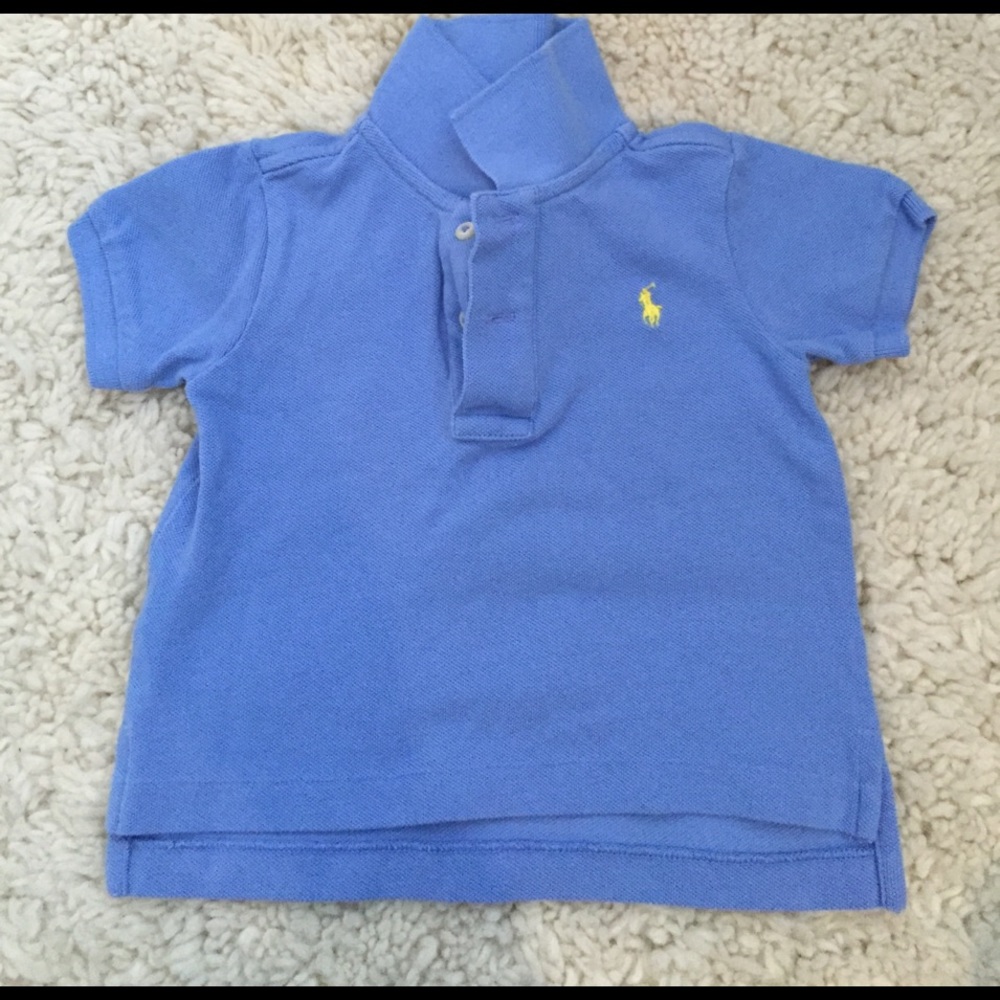 🚫donated 12m light blue baby polo