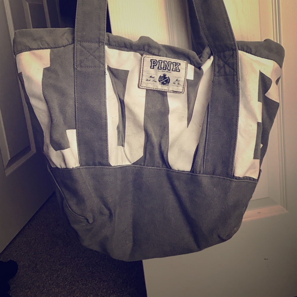 PINK ruffle tote