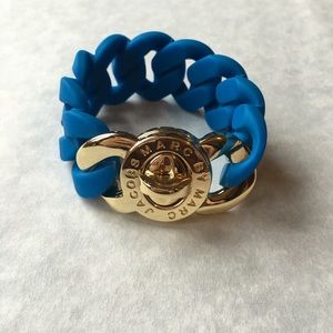 Marc by Marc Jacobs Blue Jelly Turnlock Bracelet