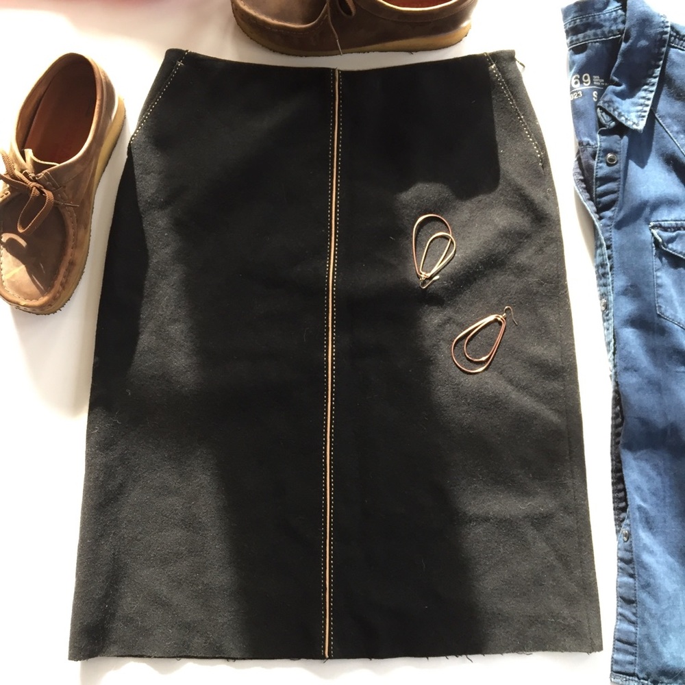 J. Crew • A-line Wool skirt