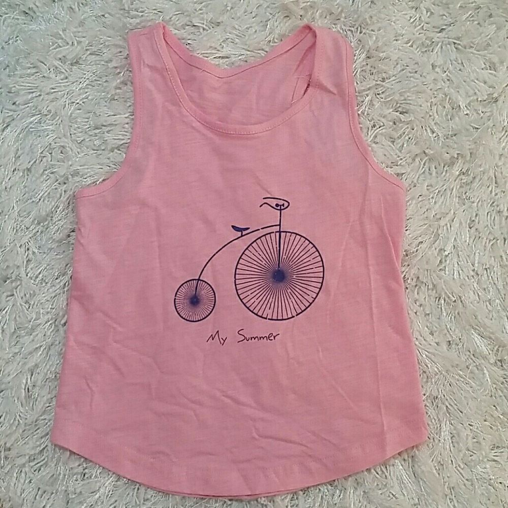 LAST ONE***Pink Bicycle 2 pc summer set :) - Picture 2 of 5