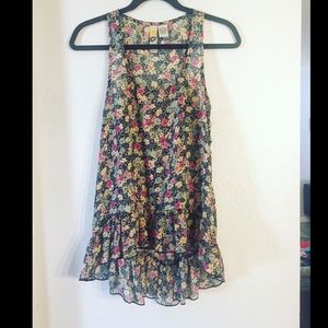Floral tank top