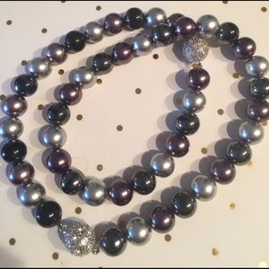 Beautiful heavy beaded necklace.