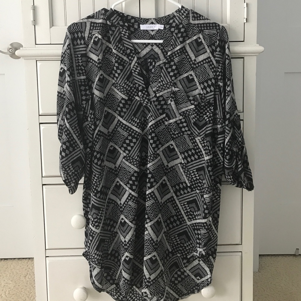 Black and cream tunic