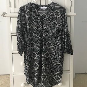 Black and cream tunic