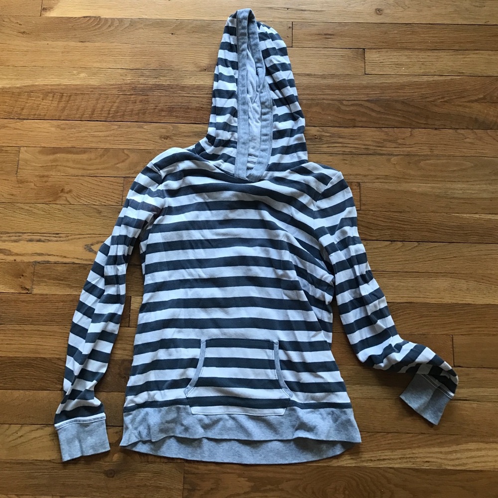Long sleeve shirt with hoodie