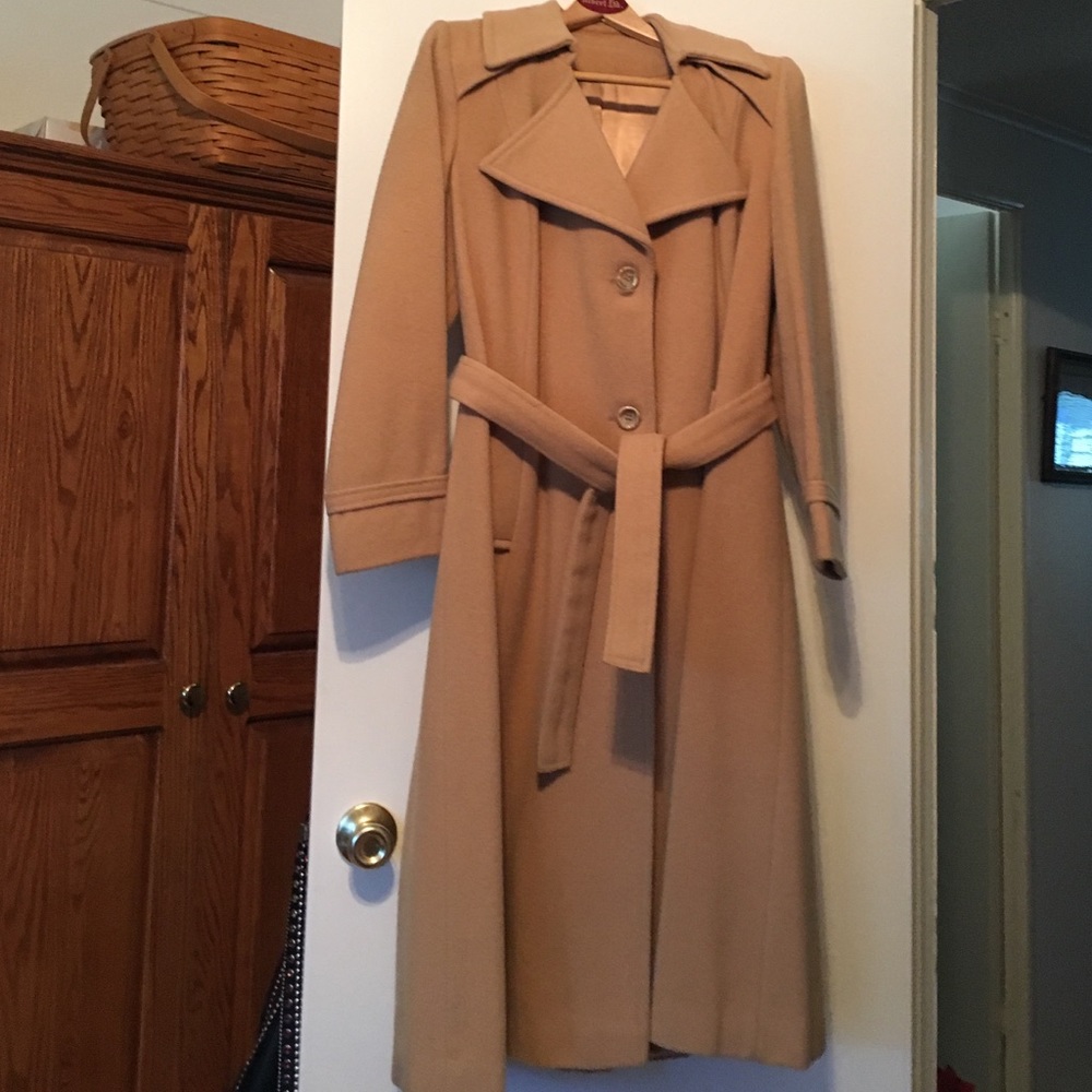 Wool/Camel Relined Trench Coat