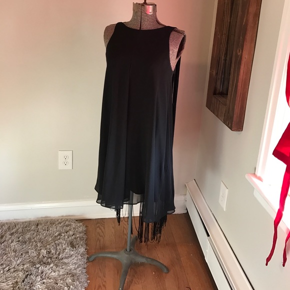 BCBG fringe back swing dress! Worn once! - Picture 3 of 4