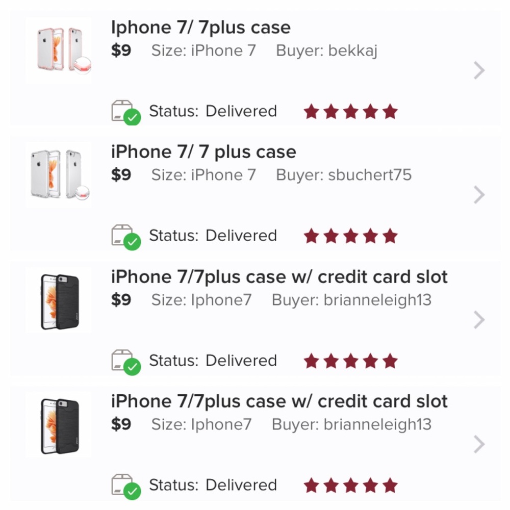 iPhone 7/7plus case w/ credit card slot - Picture 4 of 7