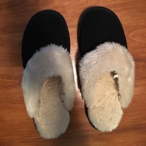 NEW J Crew Shearling Scuff Slippers