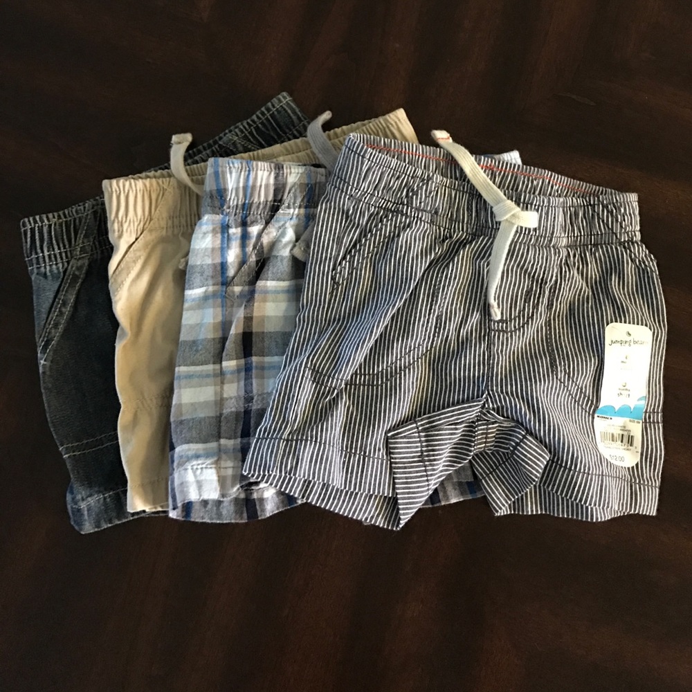 NWT, Bundle of baby shorts 6 months 4 pairs!