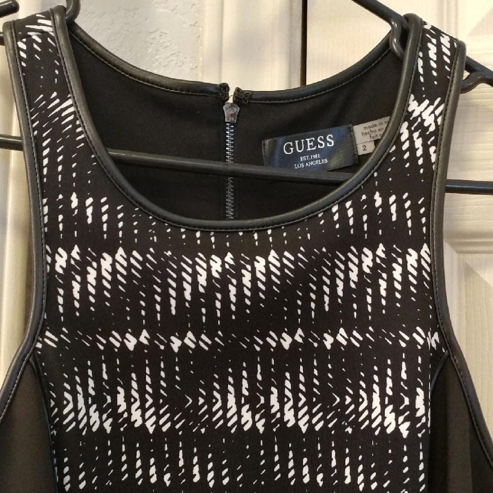 Guess pipe detail dress