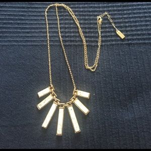 Bauble Bar Mid-length Marbled Geometric Necklace