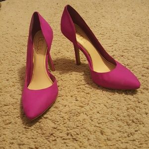 Magenta heels