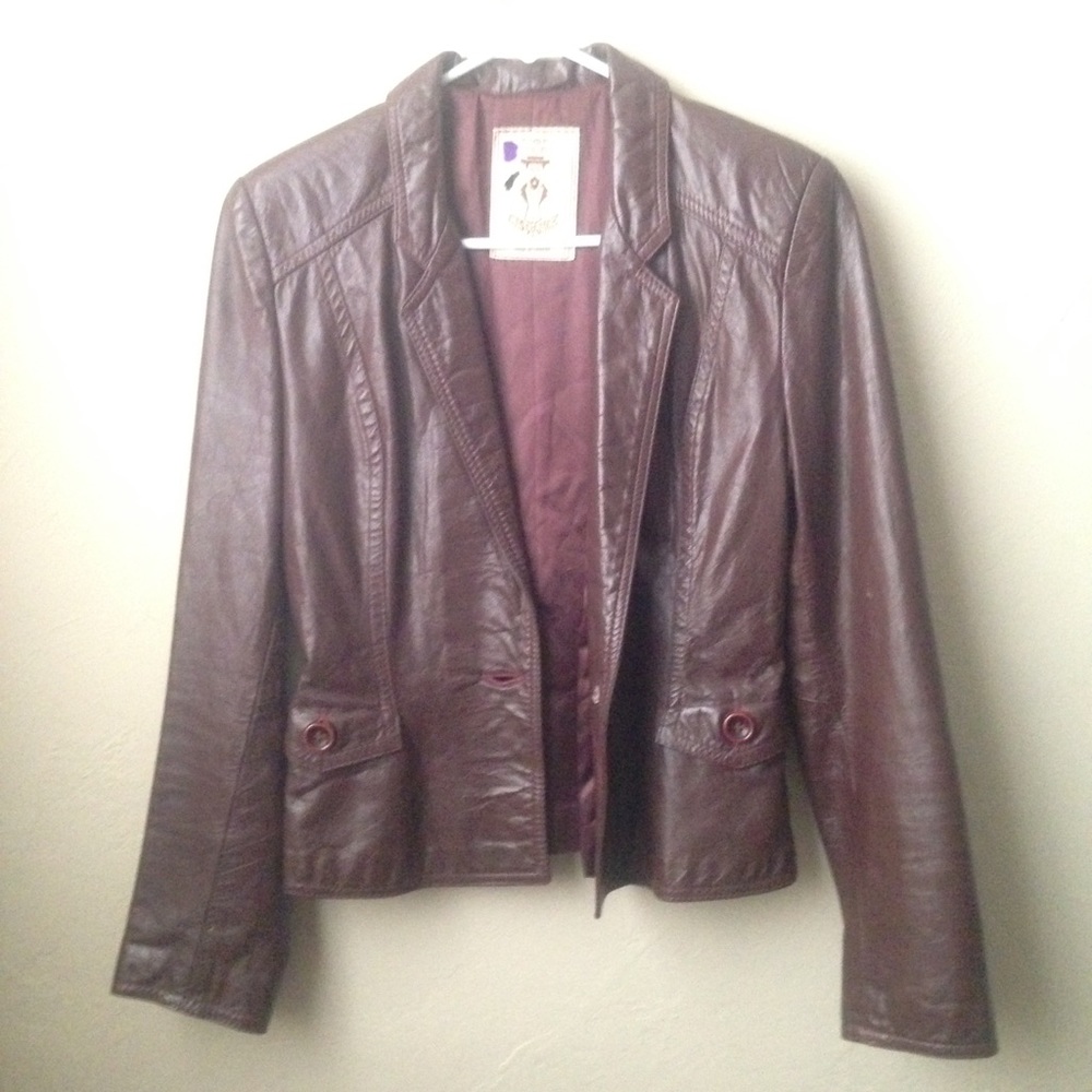 Leather jacket