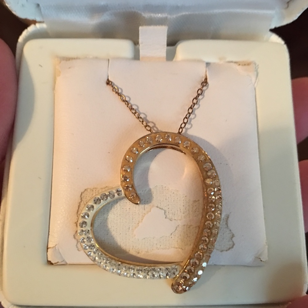 Sterling silver Swarovski elements necklace
