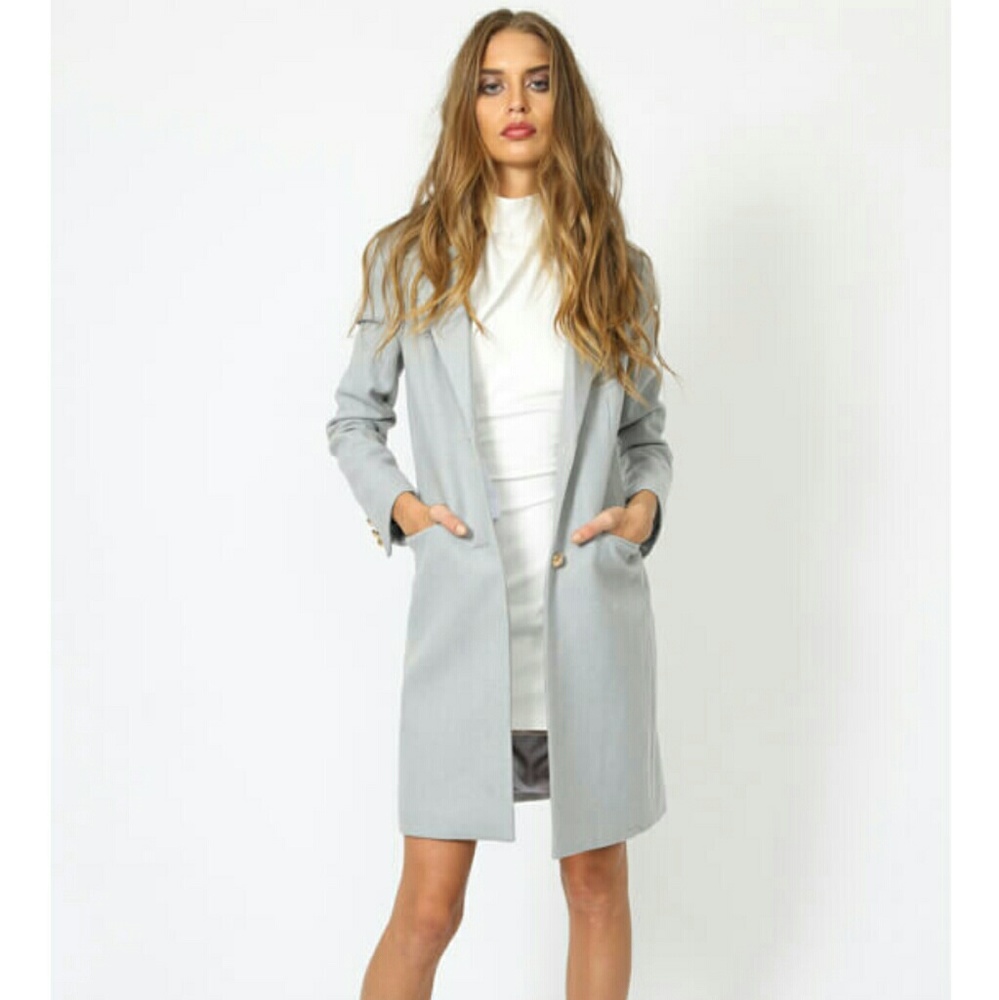 NWT Grey Trench Coat