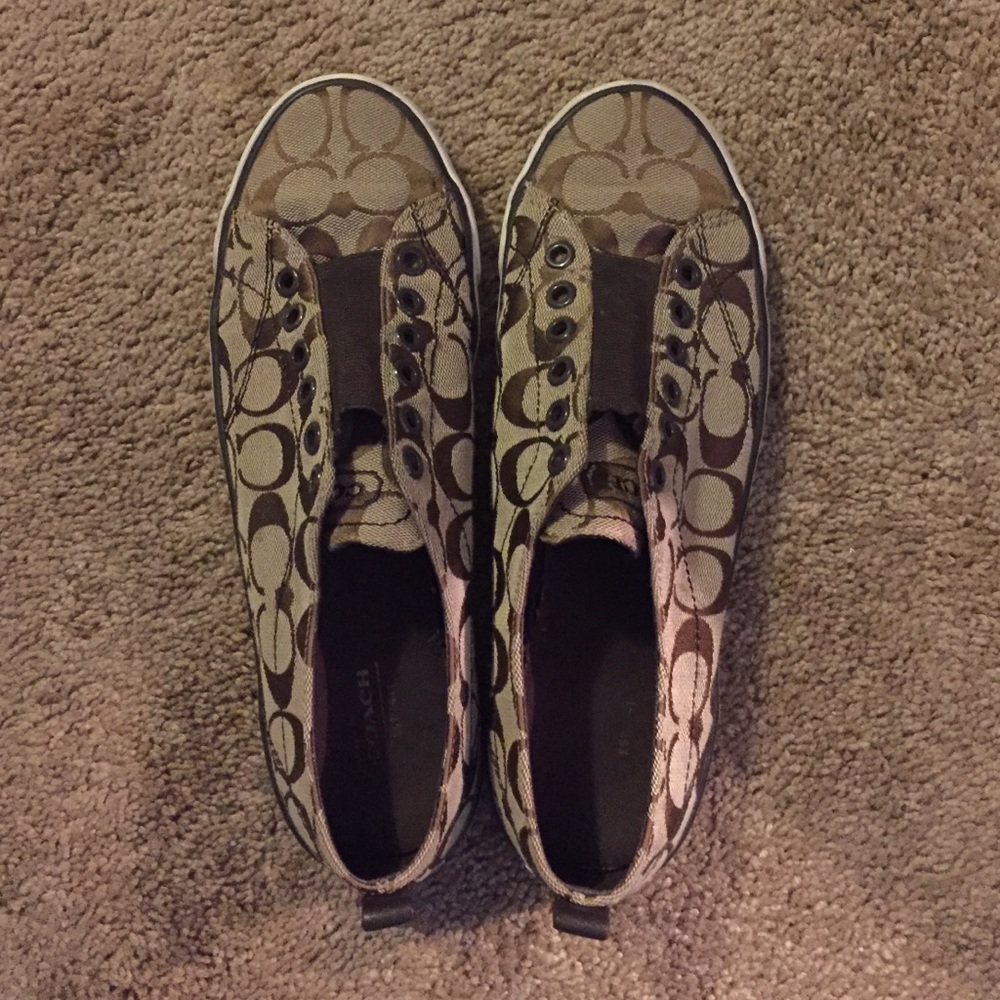 Coach slip on sneakers