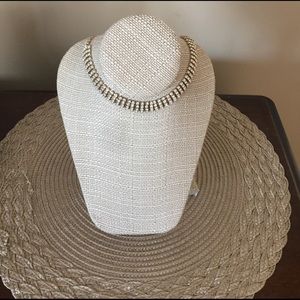 Rhinestone choker necklace