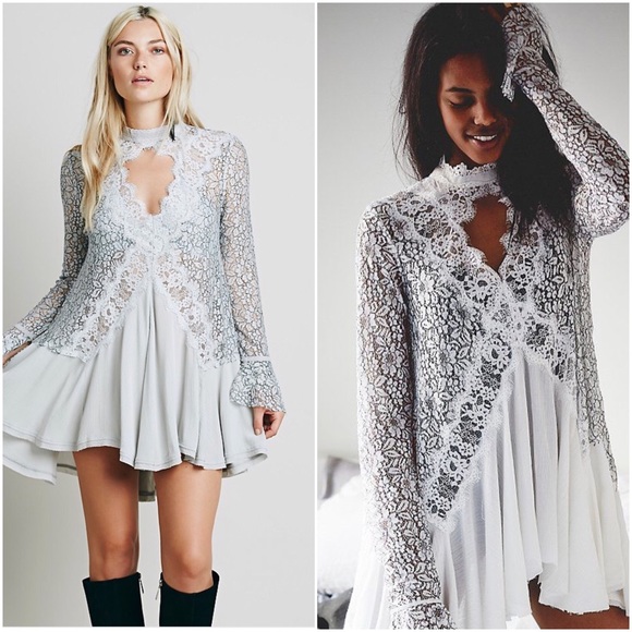 Free People Dresses & Skirts - Free people, secrets origin lace tunic, sml