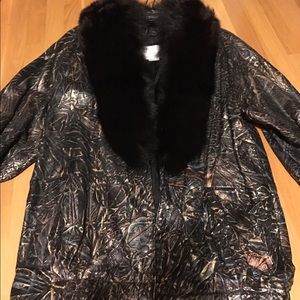 Vintage leather coat