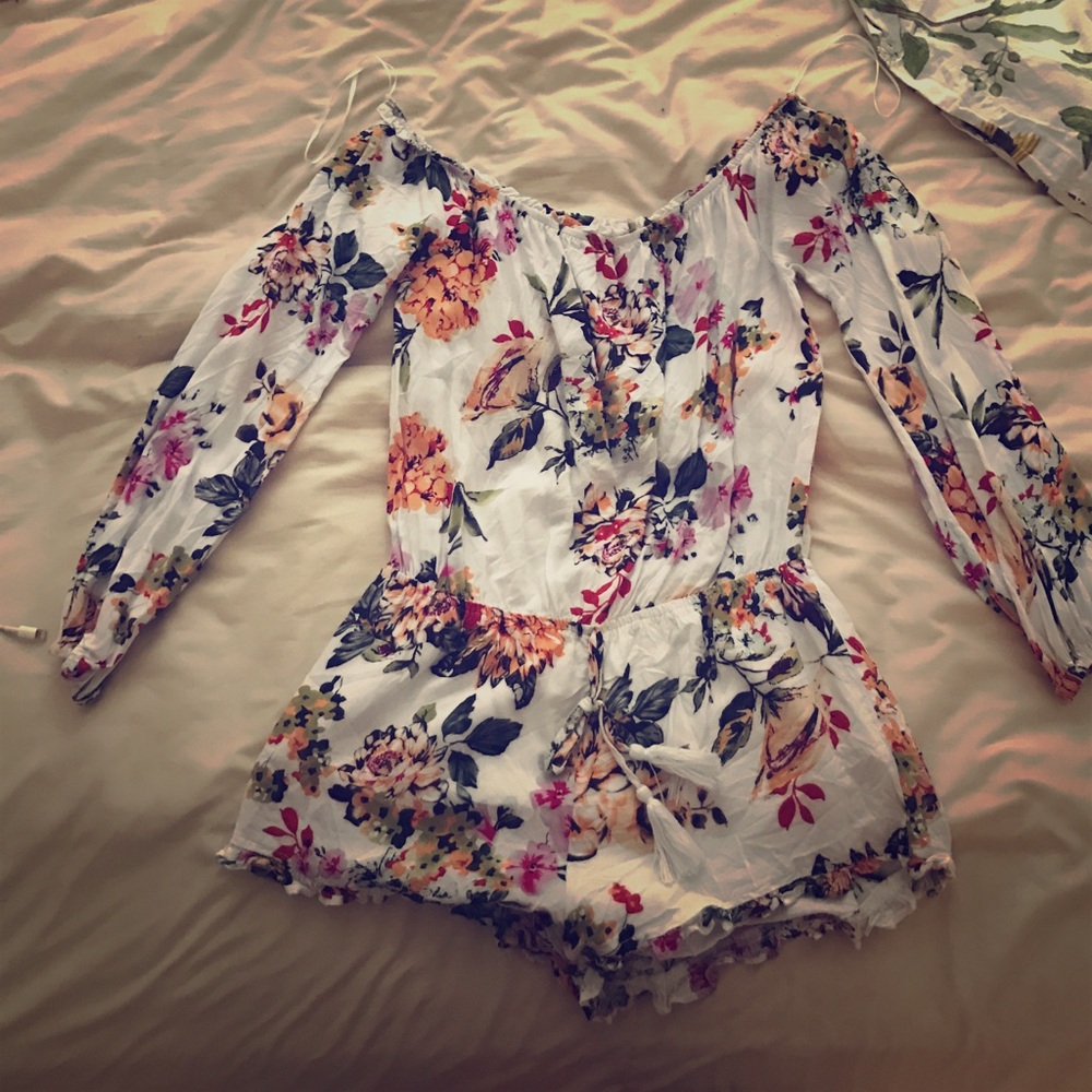 Off the shoulder romper