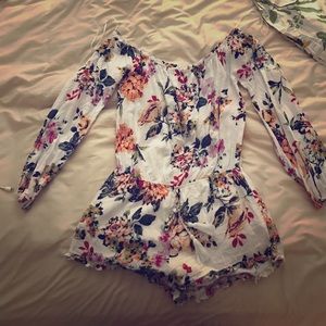 Off the shoulder romper