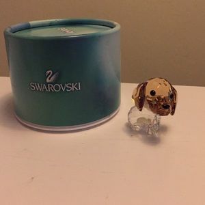 Swarovski Crystal Dog Figurine