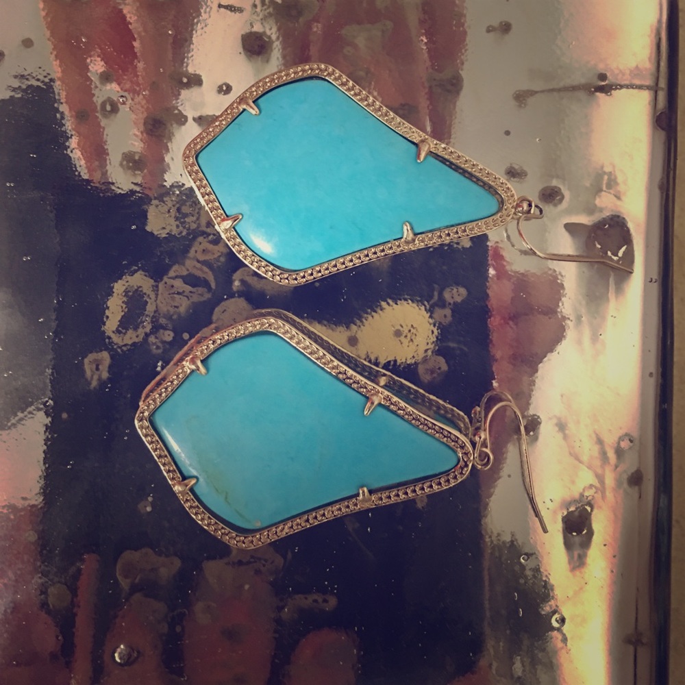 Kendra Scott Alexandra Earrings in Turquoise