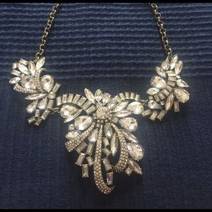 J.Crew Factory Crystal Bib Necklace
