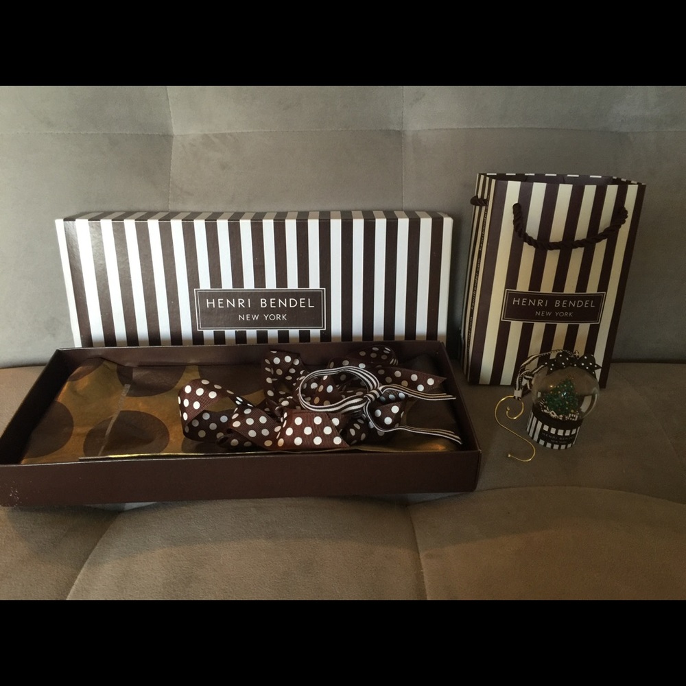 Henri Bendel NY ornament and packaging