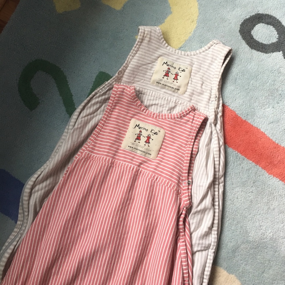 Merino kids sleep bag (pink, 2-4 year old)