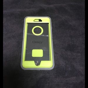 OTTER BOX IPHONE 6 PLUS grey/lime green