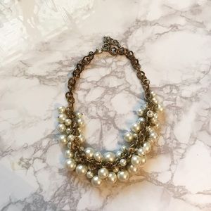 Pearl Bubble Statement Necklace