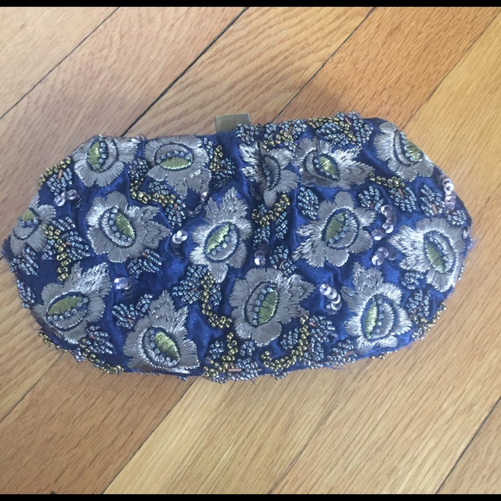 ANTHROPOLOGIE Vintage Crystal Clutch