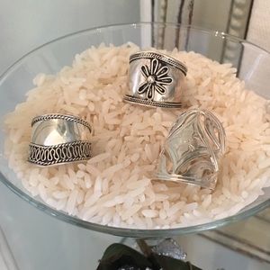 Sterling silver rings