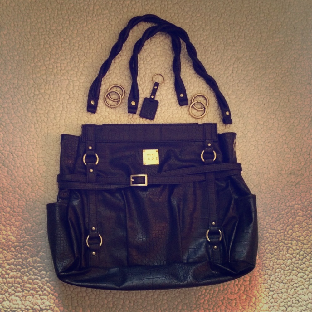 Miche prima luxe Quincy shell w/ handles &hardware