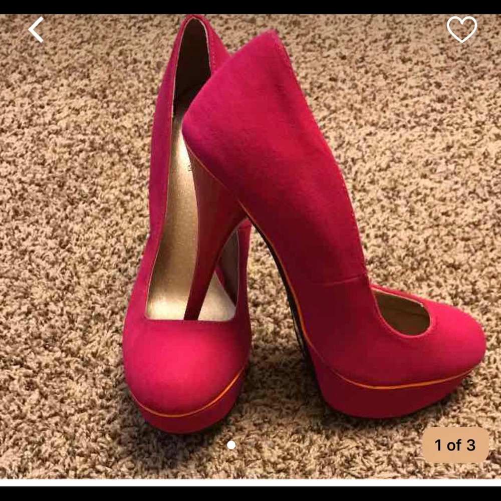 Pink heels