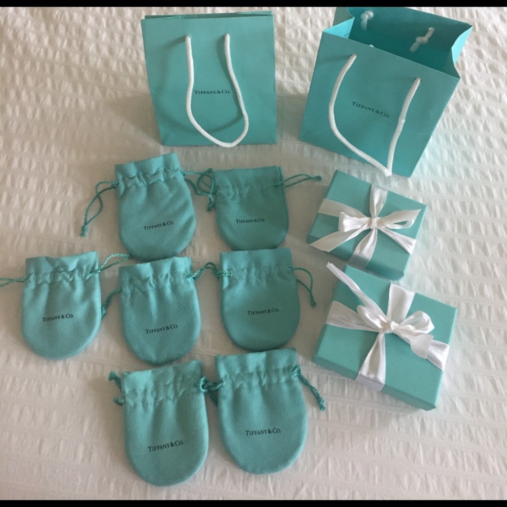 Tiffany and Co. Boxes, bags, and pouches