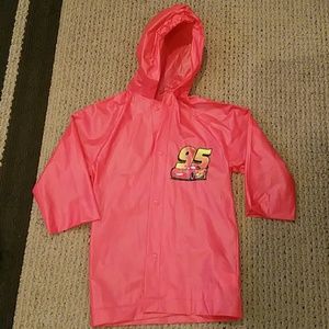 Disney Lightning Mcqueen Cars Rain Jacket