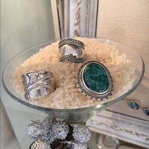 Sterling silver rings