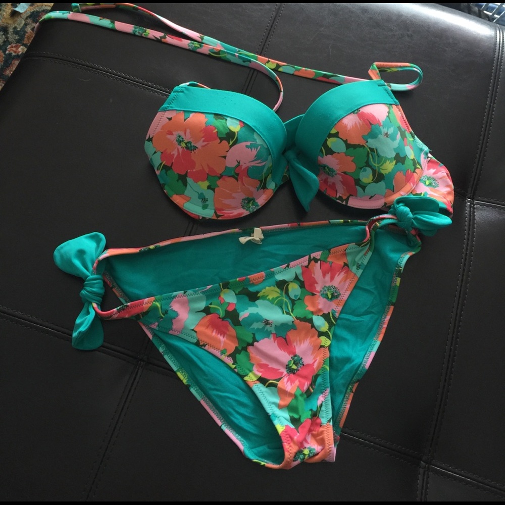 Floral bathing suit