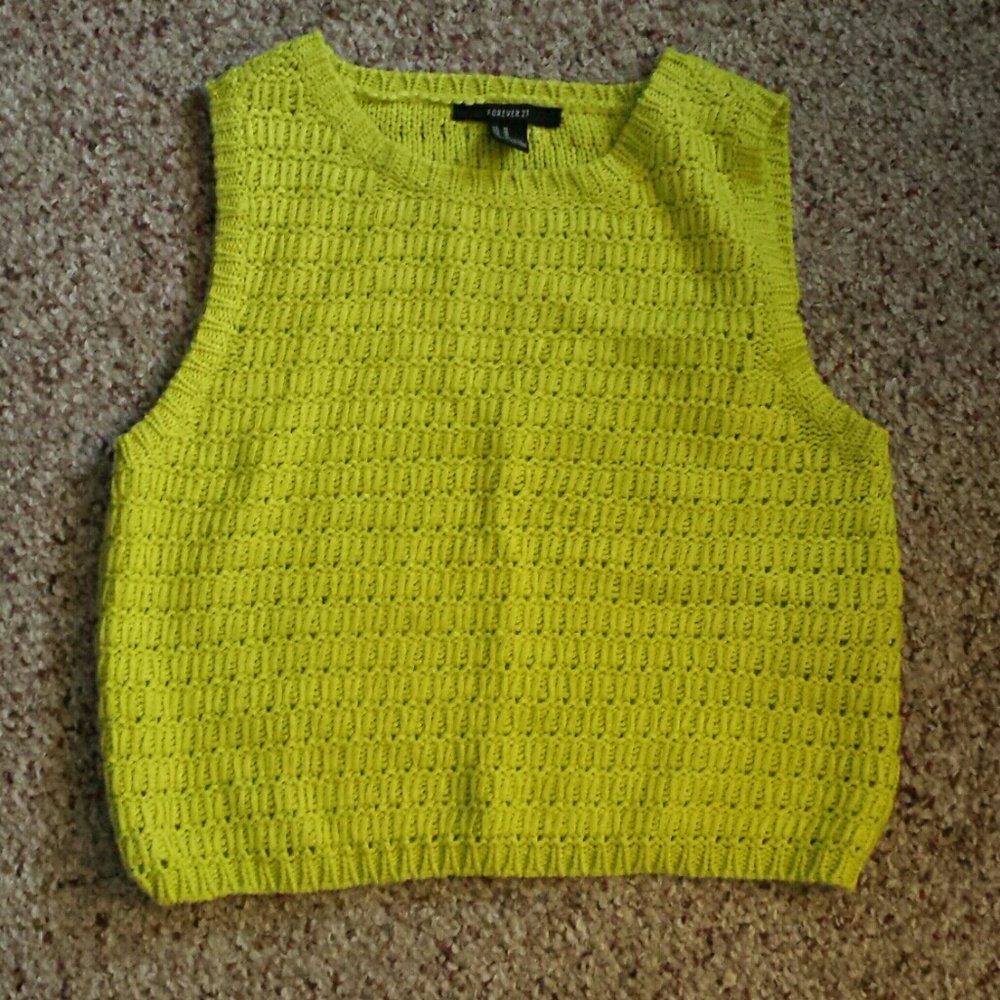 FOREVER21 Knit Crop Top