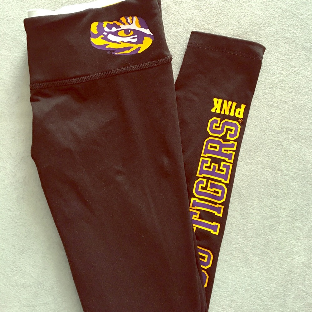 Vs pink legging LSU