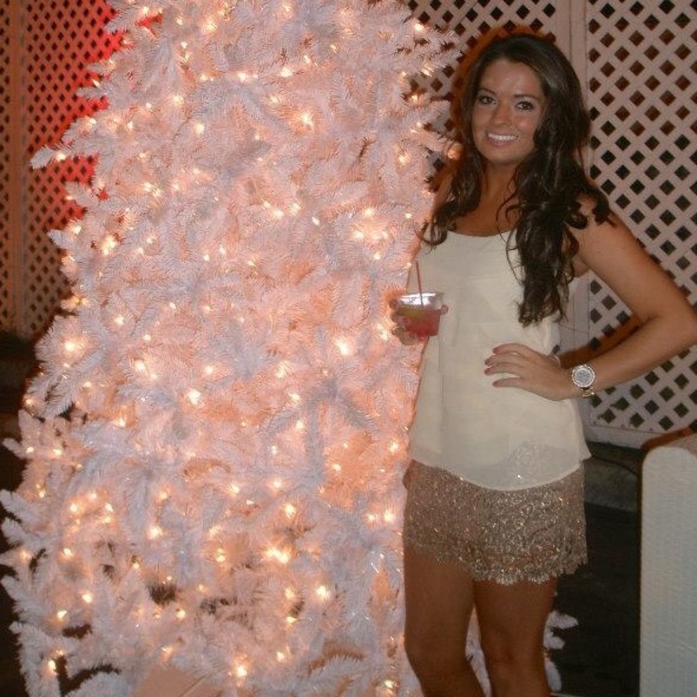 Gold Sequin Skirt