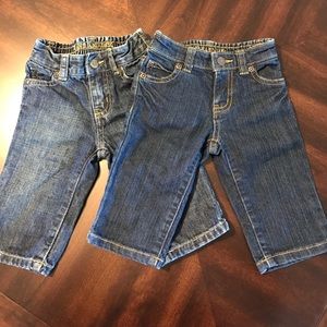 BRAND NEW Janie and Jack two pairs of boys Jeans