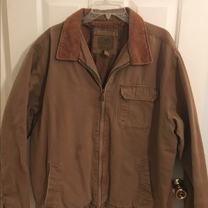 Men's Brown Faded Glory Work Coat