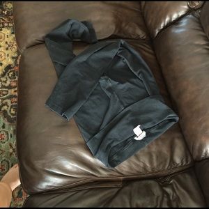 Black hard tail leggings